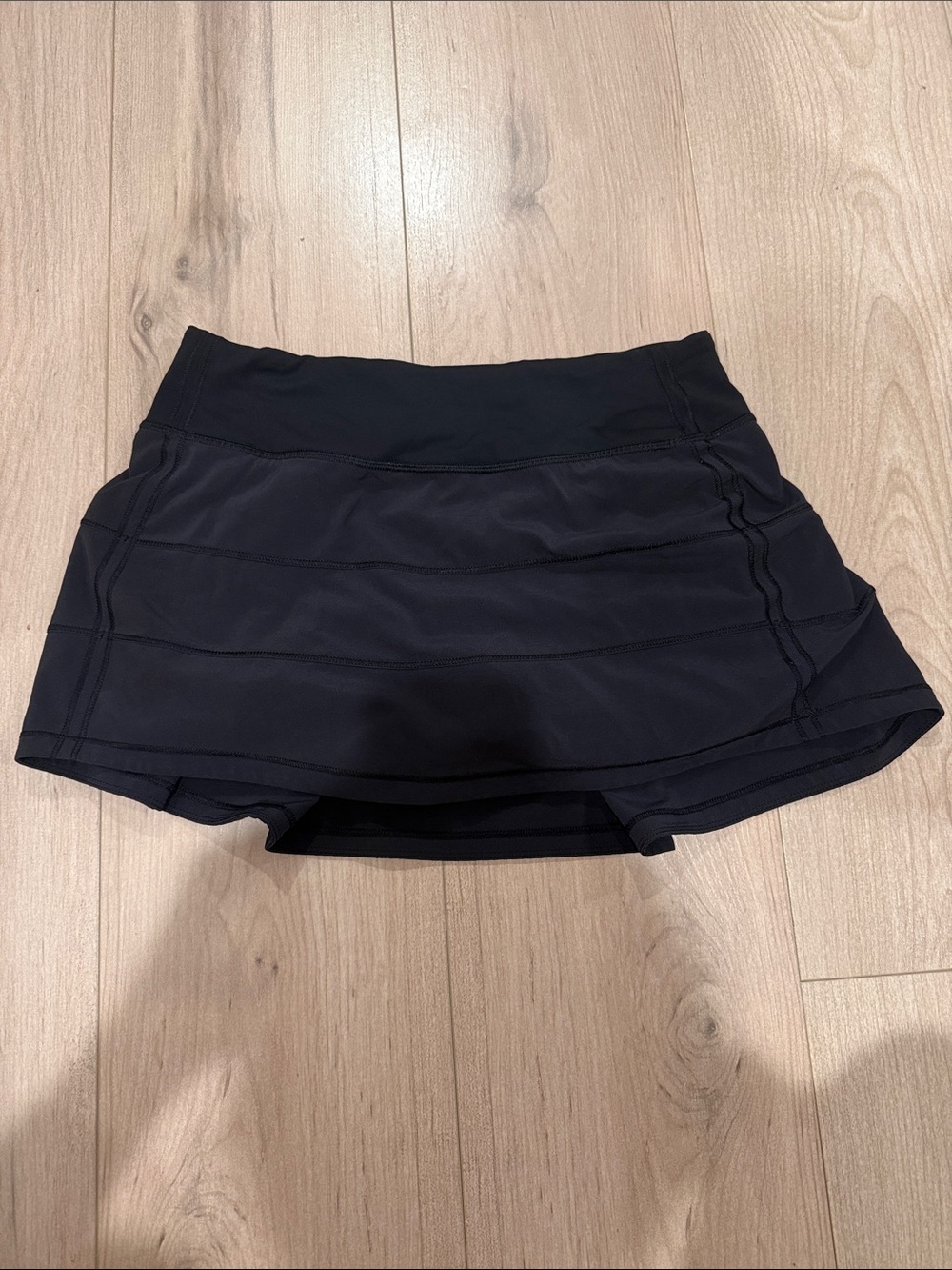 lululemon athletica Black Women's Athletic Skort with Inner Shorts